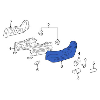 Mazda OE - Left Outer Seat Trim Panel