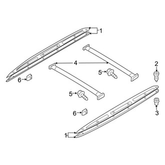 Mazda OE - Roof - Luggage Carrier (W/O Sunroof)