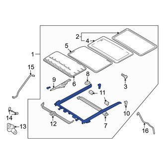 Mazda OE - Sunroof Frame