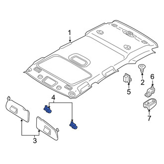 Mazda OE - Sun Visor Bracket
