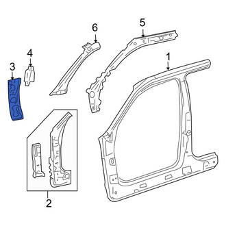 Mazda OE - Left Inner Body A-Pillar