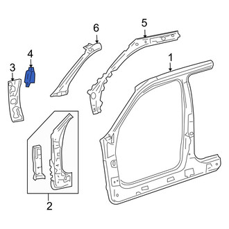 Mazda OE - Left Body A-Pillar Bracket