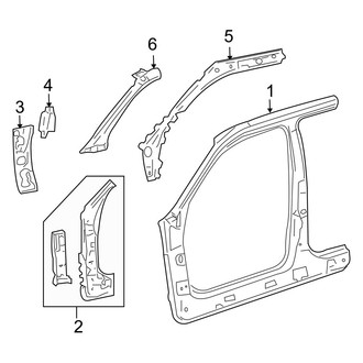 Mazda OE - Pillars, Rocker & Floor - Aperture Panel