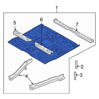 Mazda OE - Front Floor Pan
