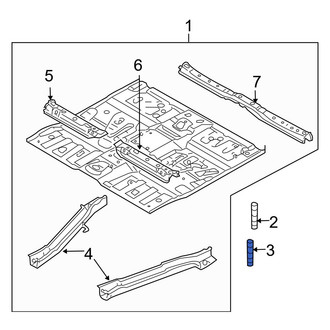 Mazda OE - Floor Pan Stud