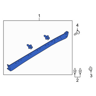Mazda OE - Left Rocker Panel Guard