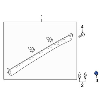 Mazda OE - Fender Liner Grommet