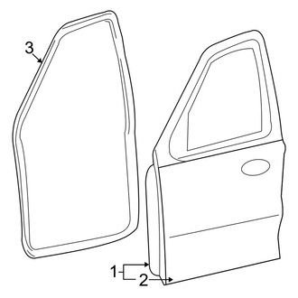 Mazda OE - Front Door - Door & Components
