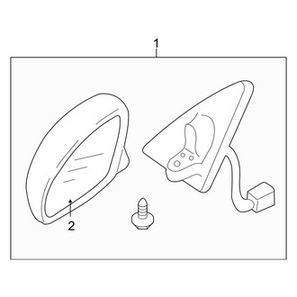 Mazda OE - Front Door - Outside Mirrors (GS / GT / GX / i / S)