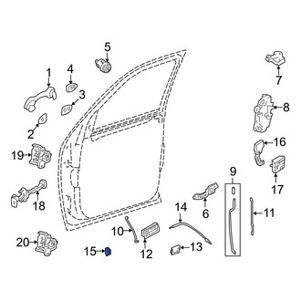 Mazda OE - Front Door Lock Switch