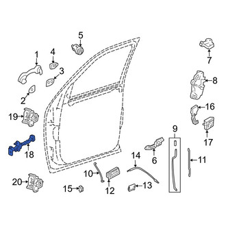 Mazda OE - Front Door Check
