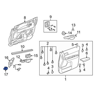 Mazda OE - Front Left Outer Door Mirror Switch