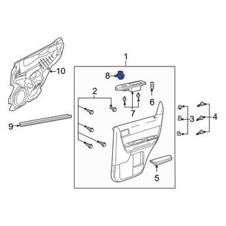 Mazda OE - Rear Door Window Switch