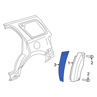 Mazda OE - Rear Left Stone Guard