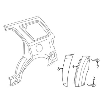 Mazda OE - Quarter Panel - Exterior Trim