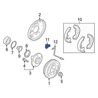 Mazda OE - Rear Drum Brake Wheel Cylinder