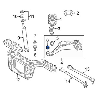 Mazda OE - Rear Suspension Trailing Arm Bushing