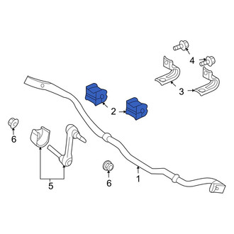 Mazda OE - Rear Suspension Stabilizer Bar Bushing