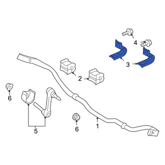 Mazda OE - Rear Suspension Stabilizer Bar Bracket