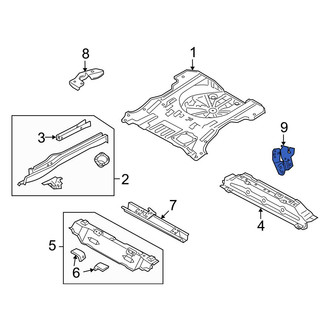 Mazda OE - Rear Tow Hook Bracket