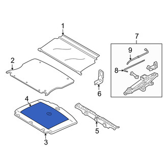 Mazda OE - Rear Trunk Floor Storage Box