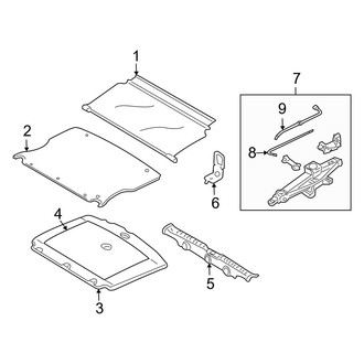 Mazda OE - Rear Body & Floor - Interior Trim