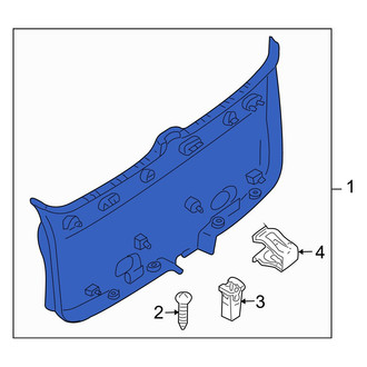 Mazda OE - Rear Liftgate Trim Cover