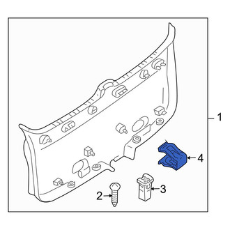 Mazda OE - Liftgate Trim Cover Clip