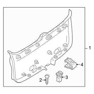 Mazda OE - Lift Gate - Interior Trim