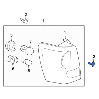 Mazda OE - Tail Light Screw