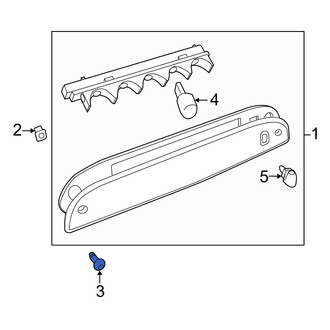 Mazda OE - Center High Mount Stop Light Screw