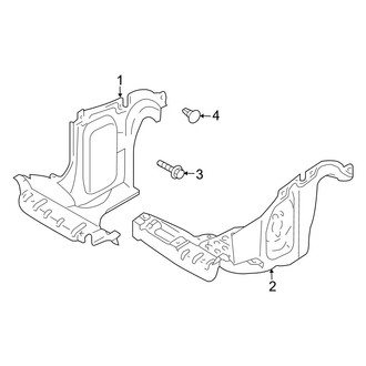 Mazda OE - Radiator Support - Splash Shields (FULL HYBRID EV-GAS (FHEV))