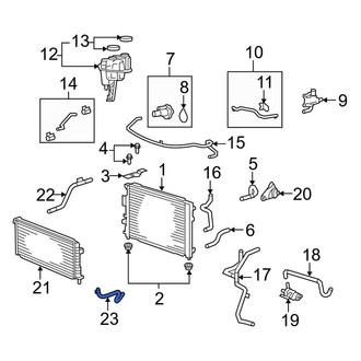 Mazda OE - Lower Radiator Coolant Hose