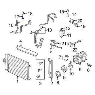 Mazda OE - A/C Service Valve Core