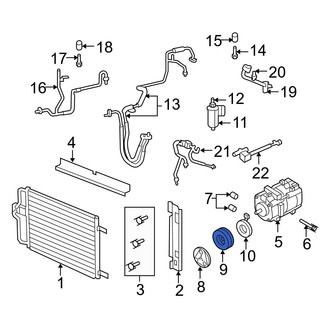 Mazda OE - A/C Compressor Clutch Pulley