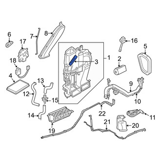 Mazda OE - Drive Motor Battery Compartment Air Conditioning Case Cover
