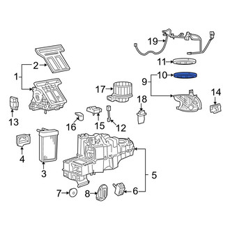 Mazda OE - HVAC Case Seal
