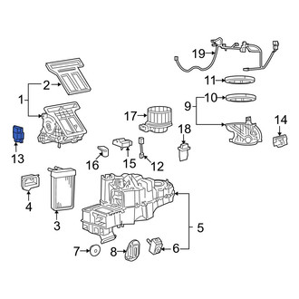 Mazda OE - HVAC Air Inlet Door Actuator