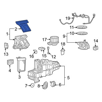 Mazda OE - HVAC Case Seal