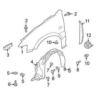 Mazda OE - Fender & Components (FULL HYBRID EV-GAS (FHEV))