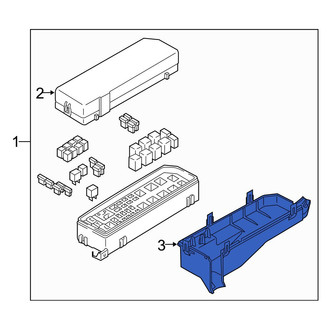Mazda OE - Lower Fuse Box Cover