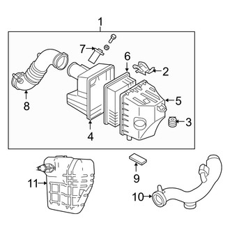 Mazda OE - Engine / Transaxle - Air Intake (FULL HYBRID EV-GAS (FHEV))