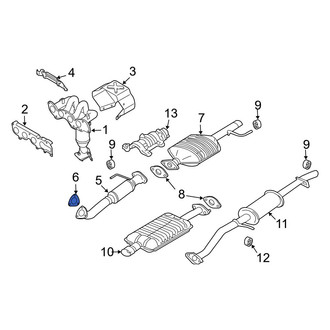 Mazda OE - Exhaust Manifold Flange Gasket