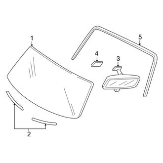 Mazda OE - Windshield - Glass (Hybrid)