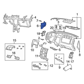 Mazda OE - Instrument Panel Side Cover