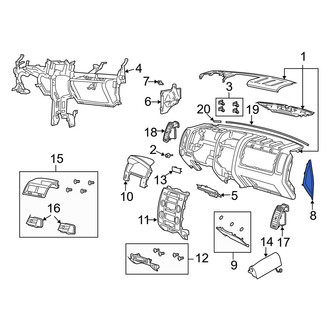 Mazda OE - Instrument Panel Side Cover