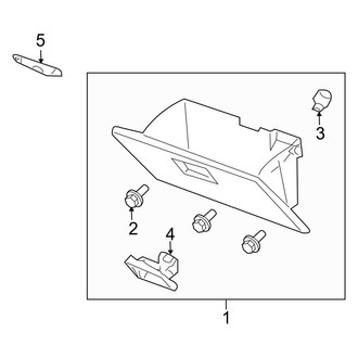 Mazda OE - Instrument Panel - Glove Box (FULL HYBRID EV-GAS (FHEV))