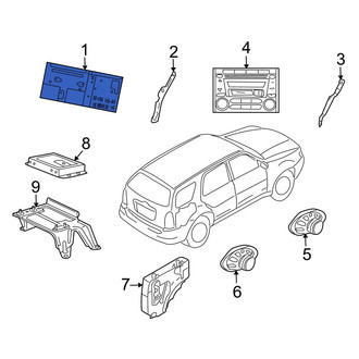 Mazda OE - Radio Control Unit
