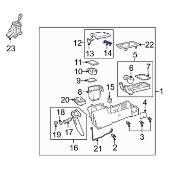 Mazda OE - Center Console Latch