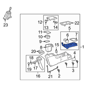 Mazda OE - Center Front Center Console